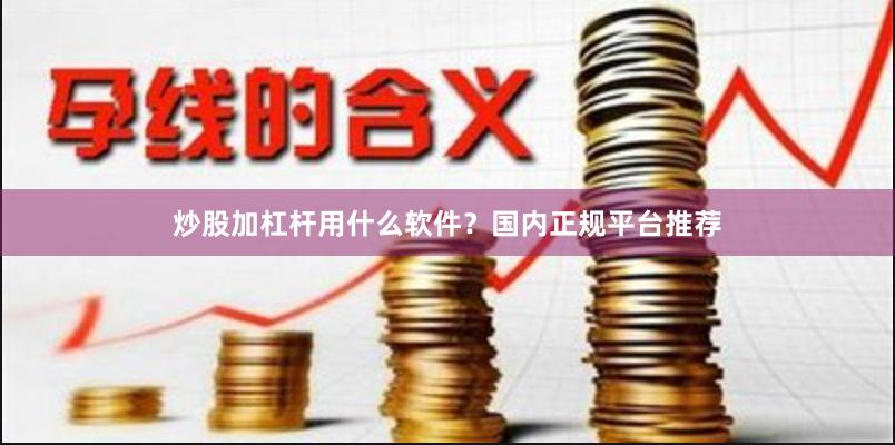炒股加杠杆用什么软件？国内正规平台推荐